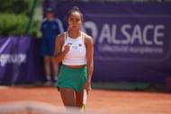 Fernandez at the Internationaux de Strasbourg - Day 1